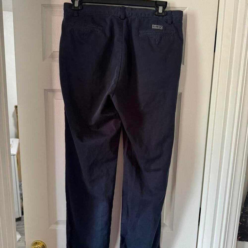 Navy blue Nautica chino pants- Size 34W X 32L - Picture 3 of 8